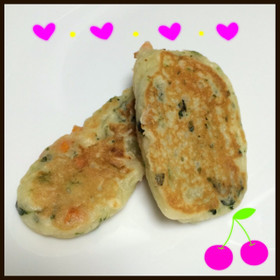 離乳食☆手づかみ野菜パン☆中期