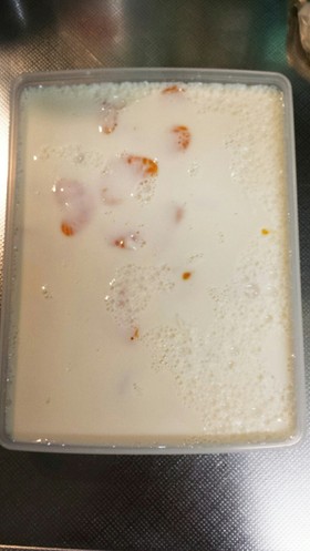 乳飲料で☆なんちゃって牛乳寒天
