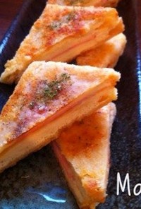 ジューシー♡高野豆腐のハム＆Wチーズ揚げ