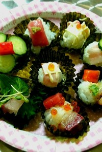 簡単❗ひな祭りは作って食べる♥手まり寿司