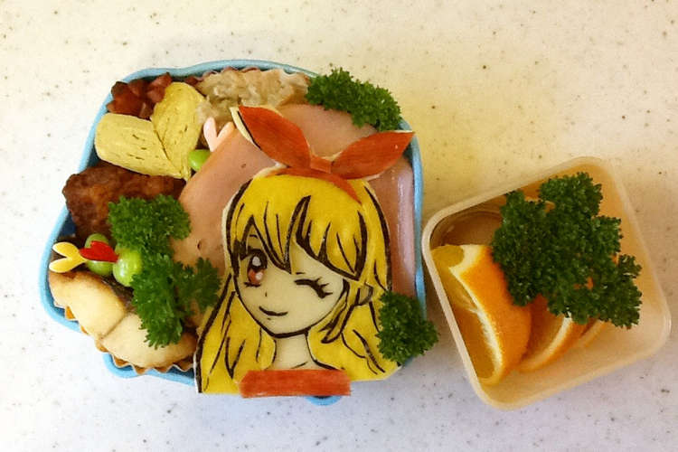 アイカツ の星宮いちごのキャラ弁 レシピ 作り方 By あそりママ クックパッド 簡単おいしいみんなのレシピが357万品