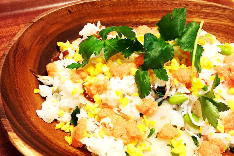 初めての簡単ちらし寿司 レシピ 作り方 By ちめわろ クックパッド