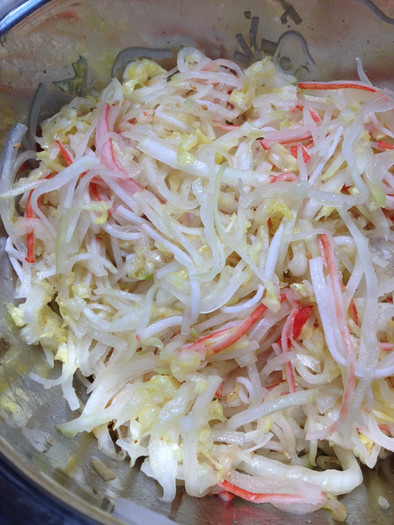 大根と白菜の中華風サラダの写真