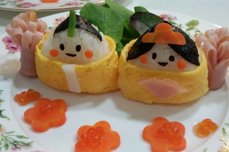 キャラ弁 お雛様プレート レシピ 作り方 By Zun Ko クックパッド 簡単おいしいみんなのレシピが355万品