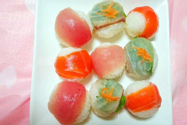 ひな祭り 手まり寿司 レシピ 作り方 By うらたんmama クックパッド