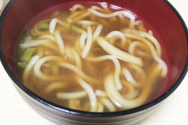 本つゆでうどん レシピ 作り方 By Nag Saキッチン クックパッド