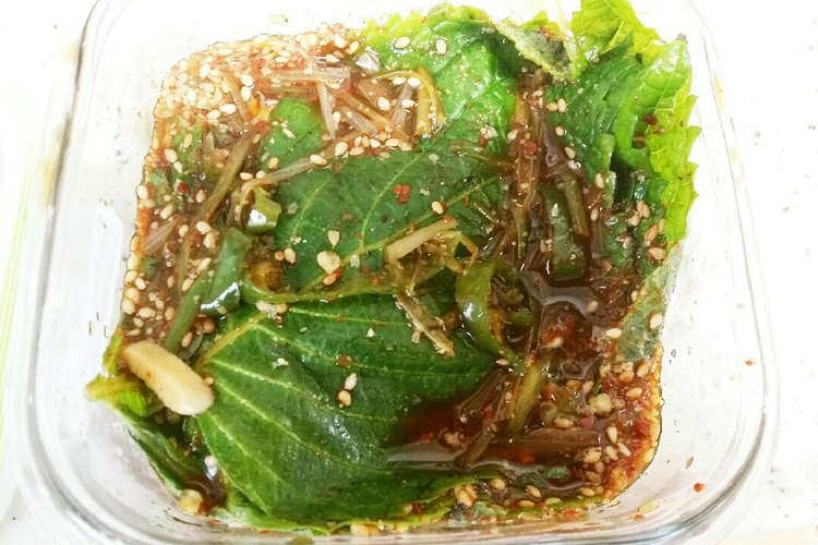 韓国料理 エゴマ漬け レシピ 作り方 By Inju クックパッド