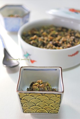 ばっけ(蕗の薹)の醤油麹和え