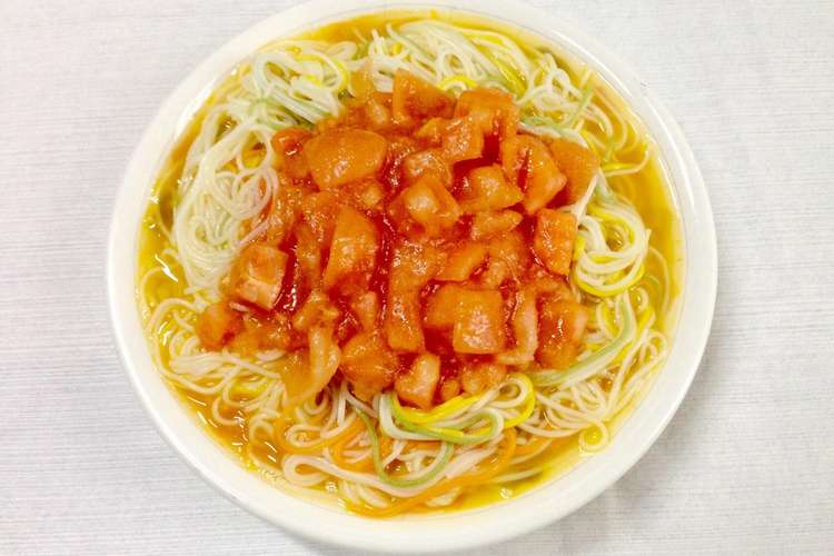 そうめんトマト キャベツトマトスープ レシピ 作り方 By 一九さん クックパッド 簡単おいしいみんなのレシピが353万品