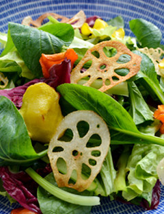 「サラダ小松菜」で作る小松菜サラダの画像