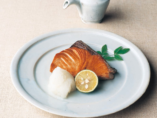 ぶりの塩焼き