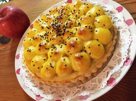 ◎私のスイートポテトとりんごのタルト