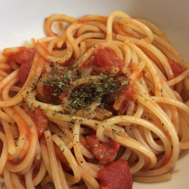 2品同時調理 トマトのさっぱりパスタ レシピ 作り方 By サザザさん クックパッド