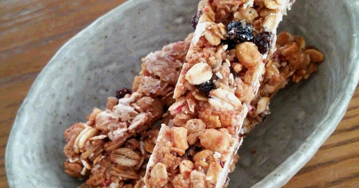 亜麻仁グラノーラバーのレシピ