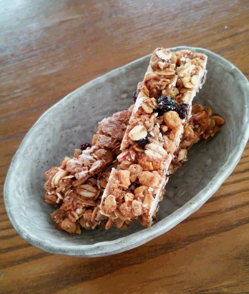 クリスピーハニーナッツグラノーラバーのレシピ