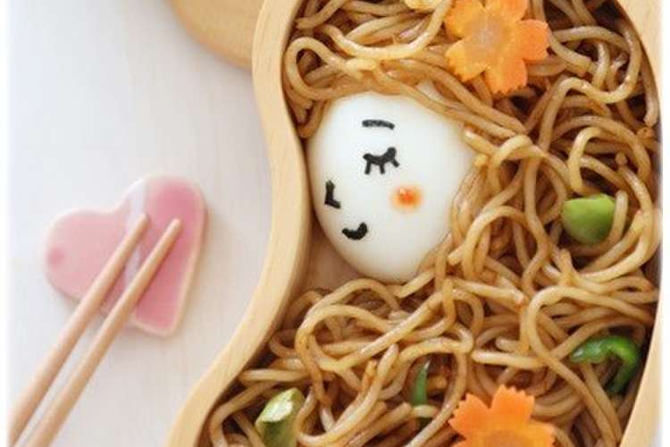 焼きそばヘアの女の子 キャラ弁 レシピ 作り方 By Mai Mai クックパッド 簡単おいしいみんなのレシピが376万品