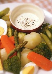 温野菜と簡単絶品チーズソース