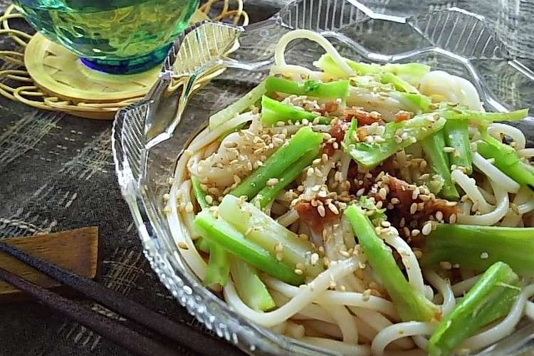 ブロッコリーの茎で簡単 美味しい麺料理 レシピ 作り方 By うまくてご麺 クックパッド 簡単おいしいみんなのレシピが355万品