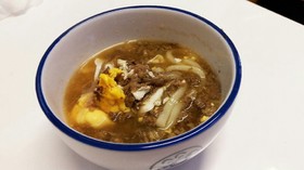 肉じゃがリメイク 肉うどん カレーうどん