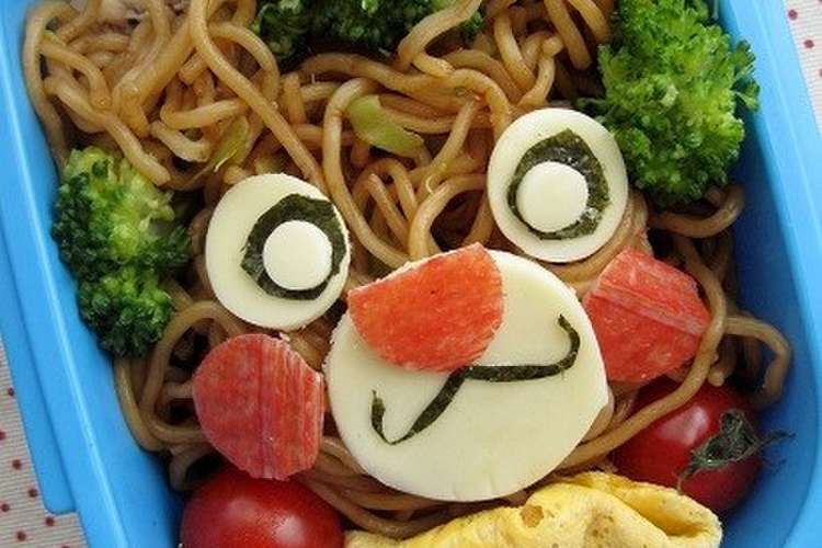 焼きそばくまさんのお弁当 キャラ弁 レシピ 作り方 By Ritotsu クックパッド 簡単おいしいみんなのレシピが376万品