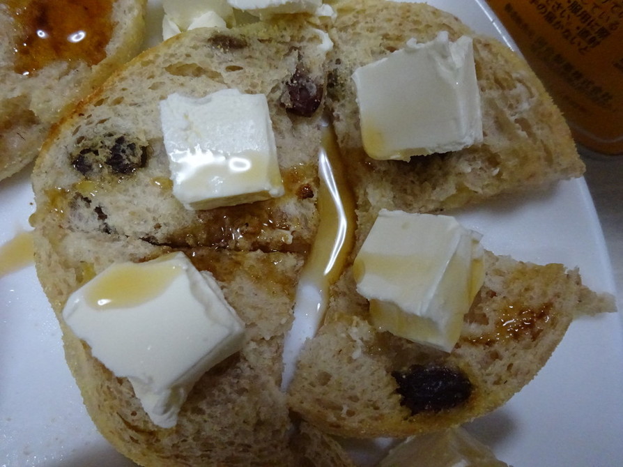 イングリッシュマフィンのメープルチーズの画像