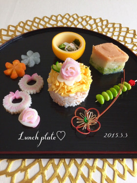 離乳食後期★完了期で雛祭りプレート♡
