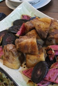 柔らか豚バラ肉のソテー バルサミコソース