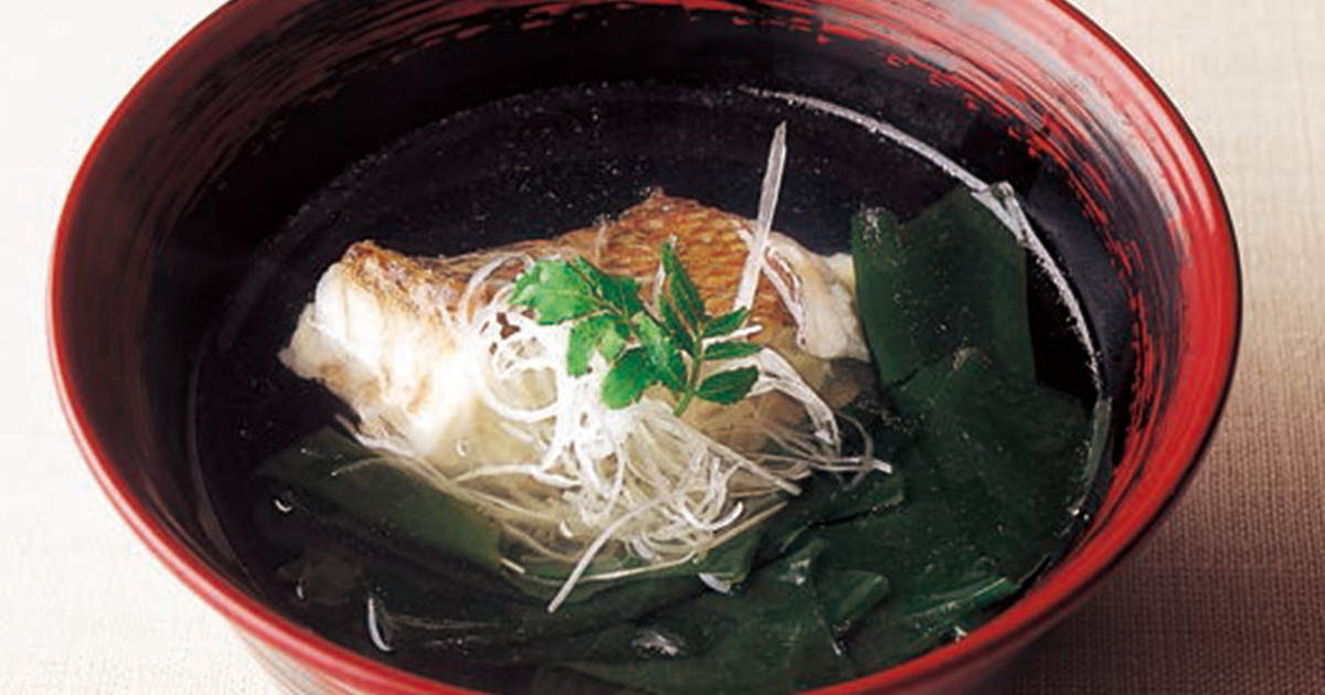 鯛の潮汁 by 世界文化社 プロのレシピ