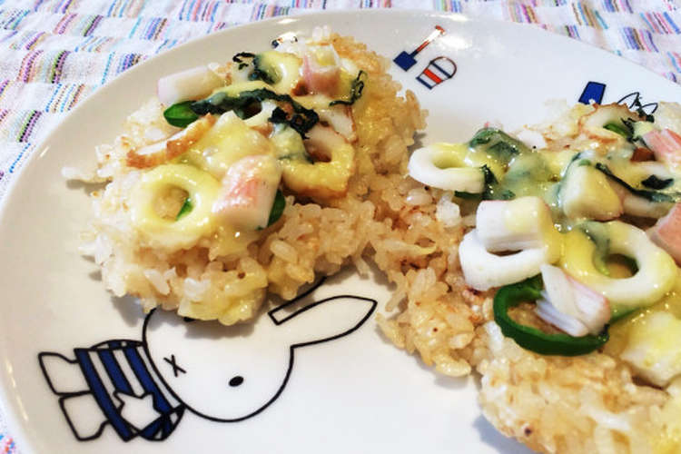 冷やご飯と冷蔵庫の余り物でご飯ピザ レシピ 作り方 By Hityorm クックパッド