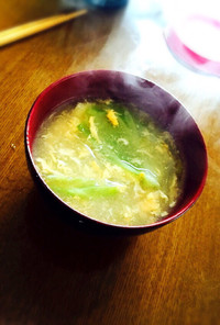 超簡単・満腹感アリ・トロトロ卵スープ