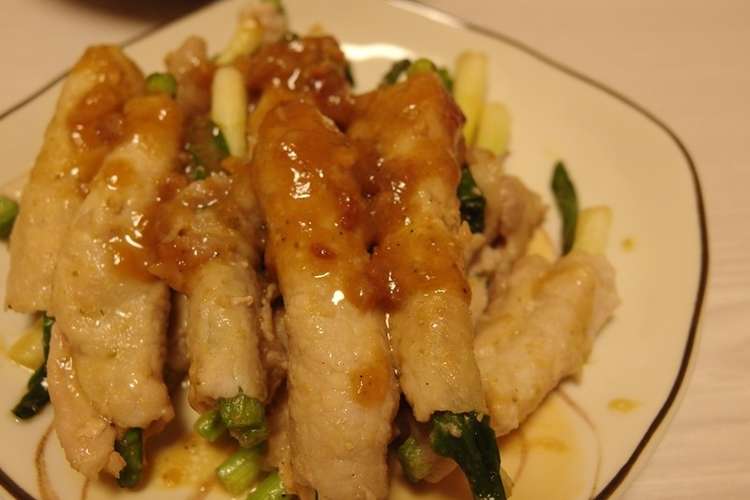 スタミナ 行者にんにくの肉巻山椒味噌だれ レシピ 作り方 By しまちゅう 旅情家 クックパッド 簡単おいしいみんなのレシピが349万品