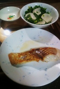 【世界一簡単な】日本料理　鯛＆かぶ漬物