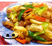 超簡単!味噌で野菜たっぷり本格回鍋肉の写真