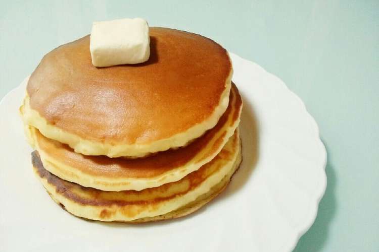 ふわもちパンケーキ レシピ 作り方 By 病は気から みさと クックパッド 簡単おいしいみんなのレシピが355万品
