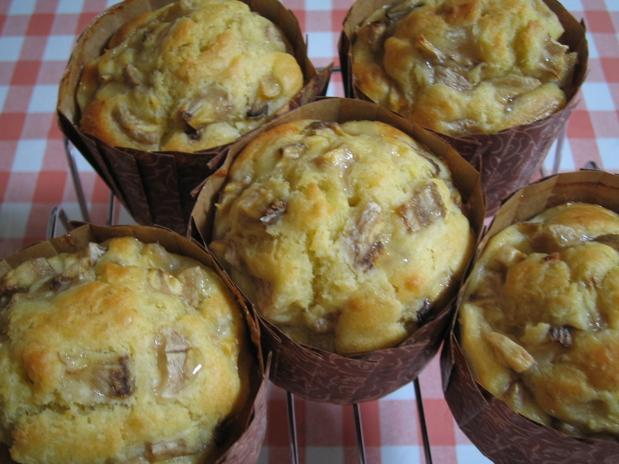 砂糖不使用のバナナマフィンのレシピ