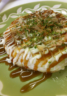 卵白消費☆ふわふわメレンゲお好み焼き