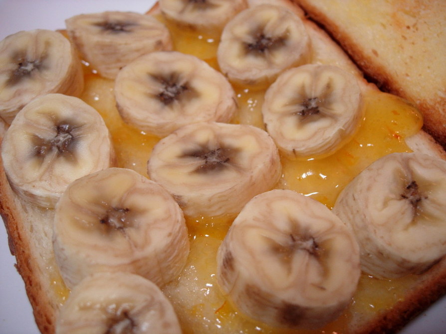 マーマレード☆★バナナトーストの画像