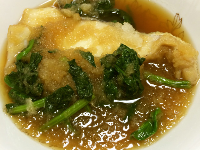 煮るだけ簡単 鱈とほうれん草のおろし煮 レシピ 作り方 By ゆぅこ0802 クックパッド 簡単おいしいみんなのレシピが377万品