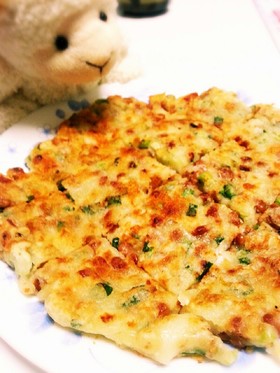 納豆だってお弁当に☆納豆とチーズのチヂミ