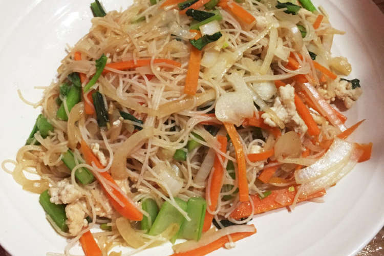 簡単 五目焼きビーフン レシピ 作り方 By 寿里の助 クックパッド 簡単おいしいみんなのレシピが366万品