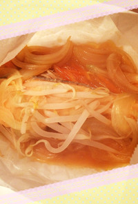 魚の西京味噌漬けの包み焼き