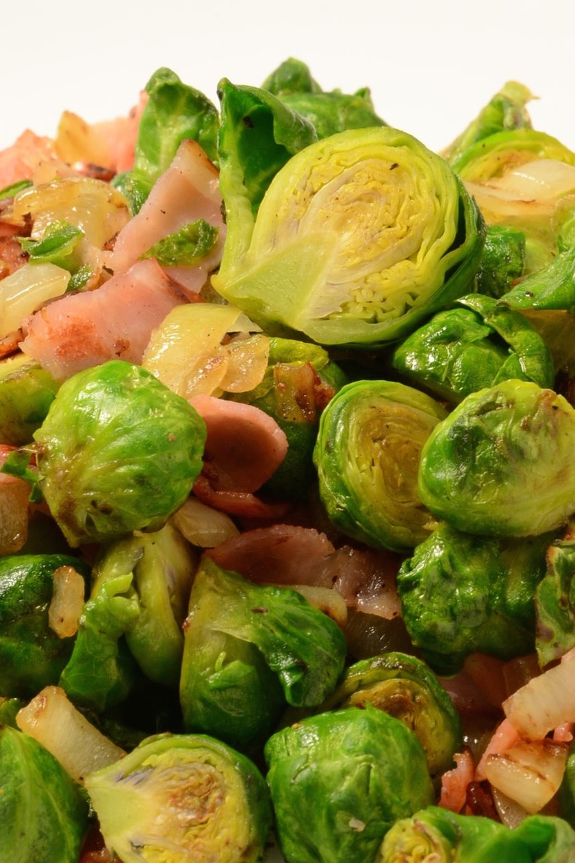 パルメザンベーコン芽キャベツのレシピ