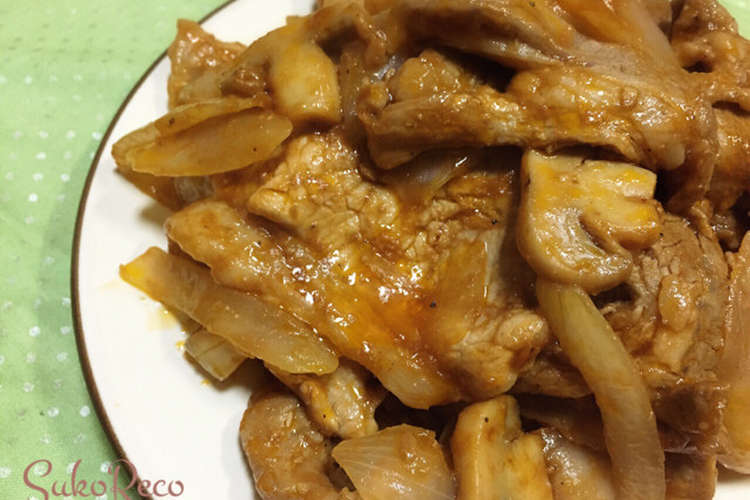 簡単お肉料理 新玉ねぎでポークチャップ レシピ 作り方 By Sukoreco クックパッド