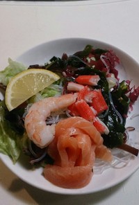 海藻サラダ+生キクラゲ