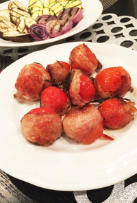 イタリア風♡トマトの豚バラ巻き