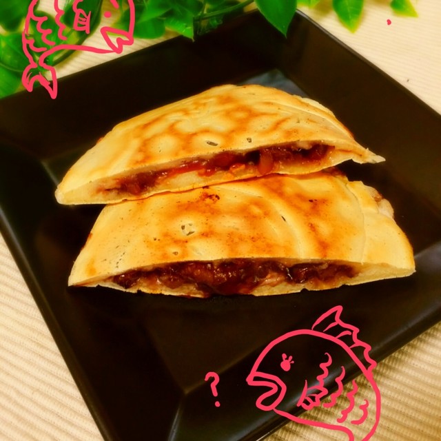 フライパンで鯛じゃないけど鯛焼き レシピ 作り方 By ぽてまる太郎 クックパッド