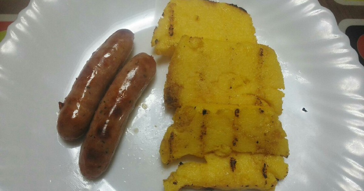 焼きポレンタとキノコのレシピ