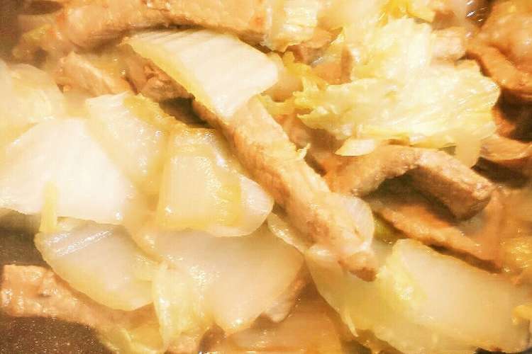 豚肉白菜のオイスターソース煮 レシピ 作り方 By 母ちゃん ミ クックパッド 簡単おいしいみんなのレシピが357万品