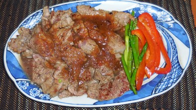 超柔らかい　アメリカ産牛肉のステーキの写真