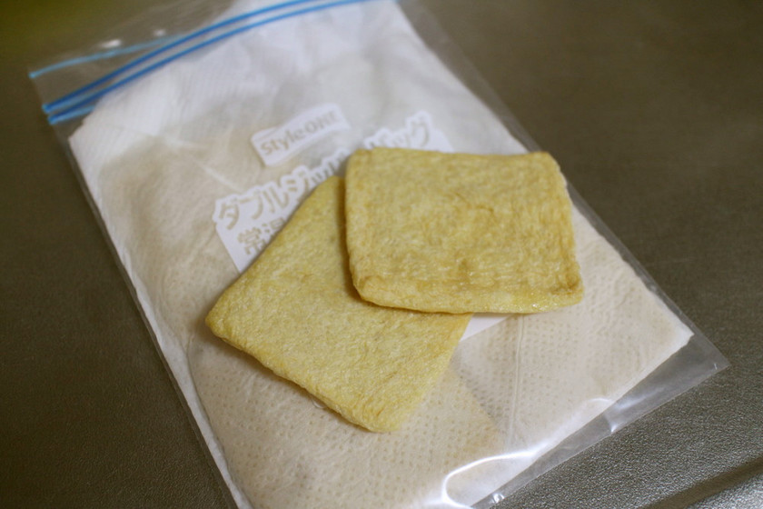 油揚げの冷凍保存 by かづこ 【クックパッド】 簡単おいしいみんなのレシピが356万品